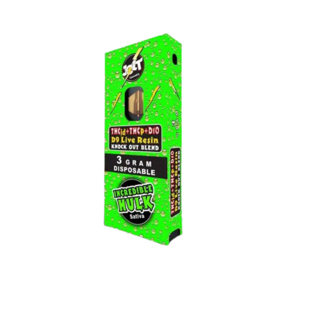 Jolt Knock Out Blend 3gms THCjd+THCP+D10+D9 Disposable Vape