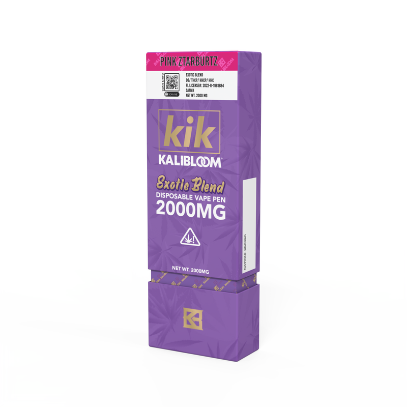 KaliBloom Kik 2g Delta8+THCP+HHCP-HHC Exotic Blend Disposable Vape Pen
