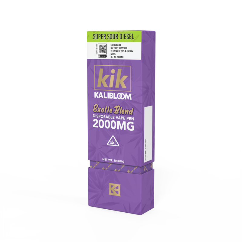 KaliBloom Kik 2g Delta8+THCP+HHCP-HHC Exotic Blend Disposable Vape Pen