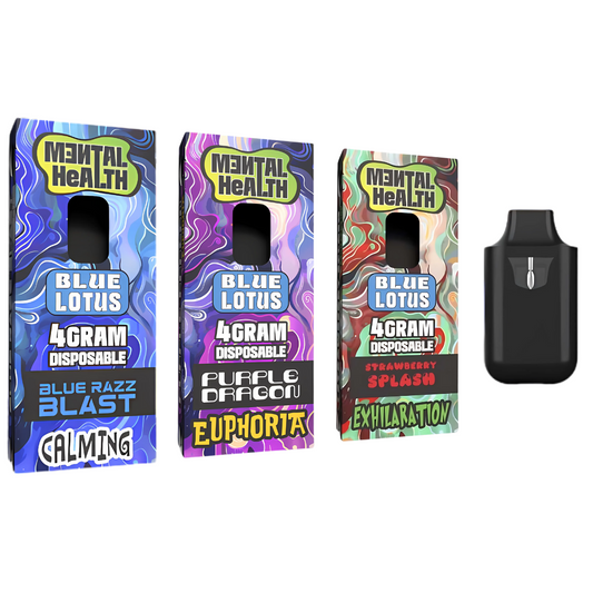 Pure Blue Lotus 4g Disposable For Mental Health