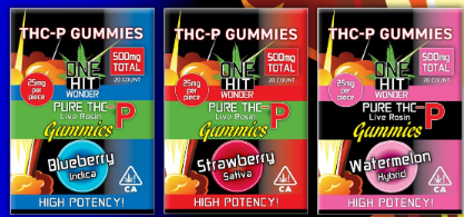 One Hit Wonder THC-P Live Rosin Gummies – 20 Count (25mg Each)