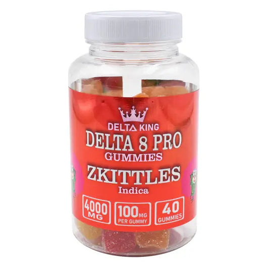 PRO Delta 8 Gummies 40ct ZKittles Indica by Delta King