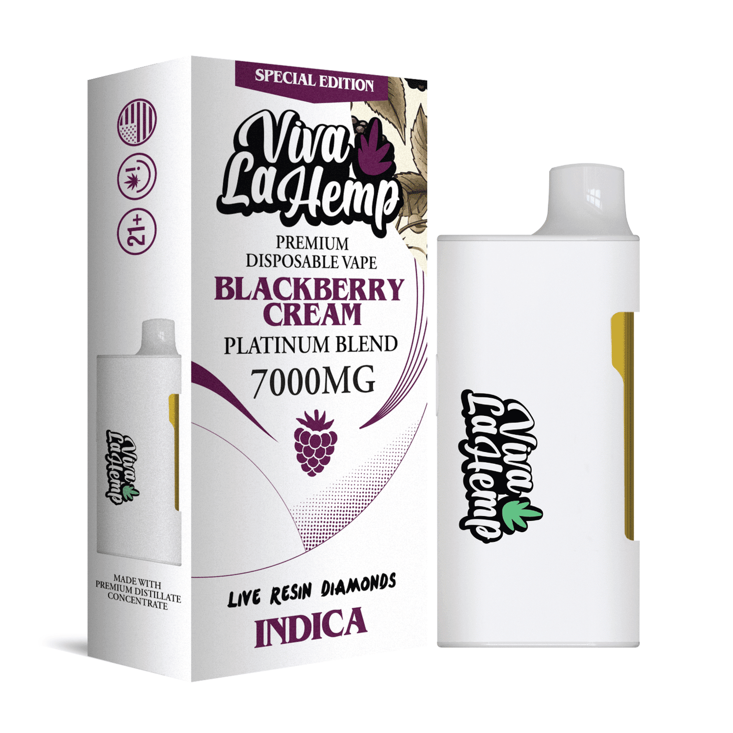 Platinum-Blend-_-Disposable-Vape-7ML-Black-Berry-Cream-Indica