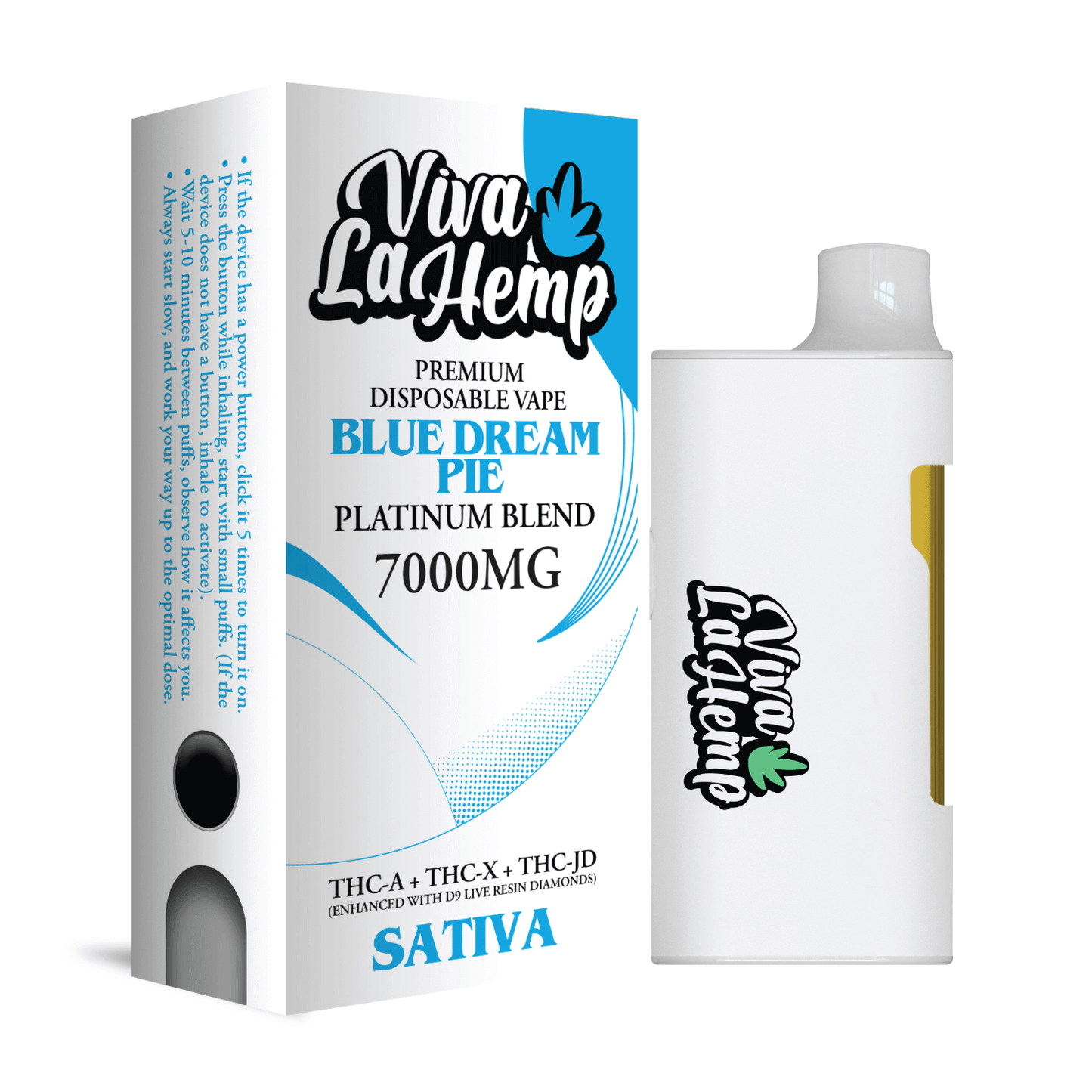 Platinum-Blend-_-Disposable-Vape-7ML-Blue-Dream-Pie-Sativa