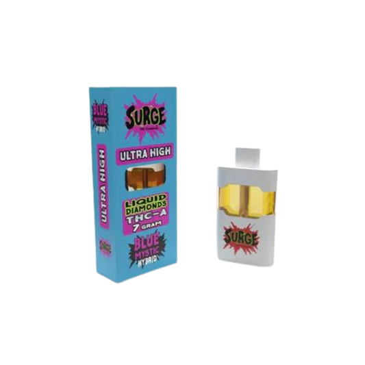 Surge Liquid Diamonds THC-A Live Resin 7gm Disposable - Blue Mystic Hybrid