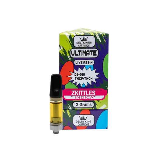 Delta King Ultimate Live Resin Blend 2gms Cart with Delta8+Delta10+THCP+THCH