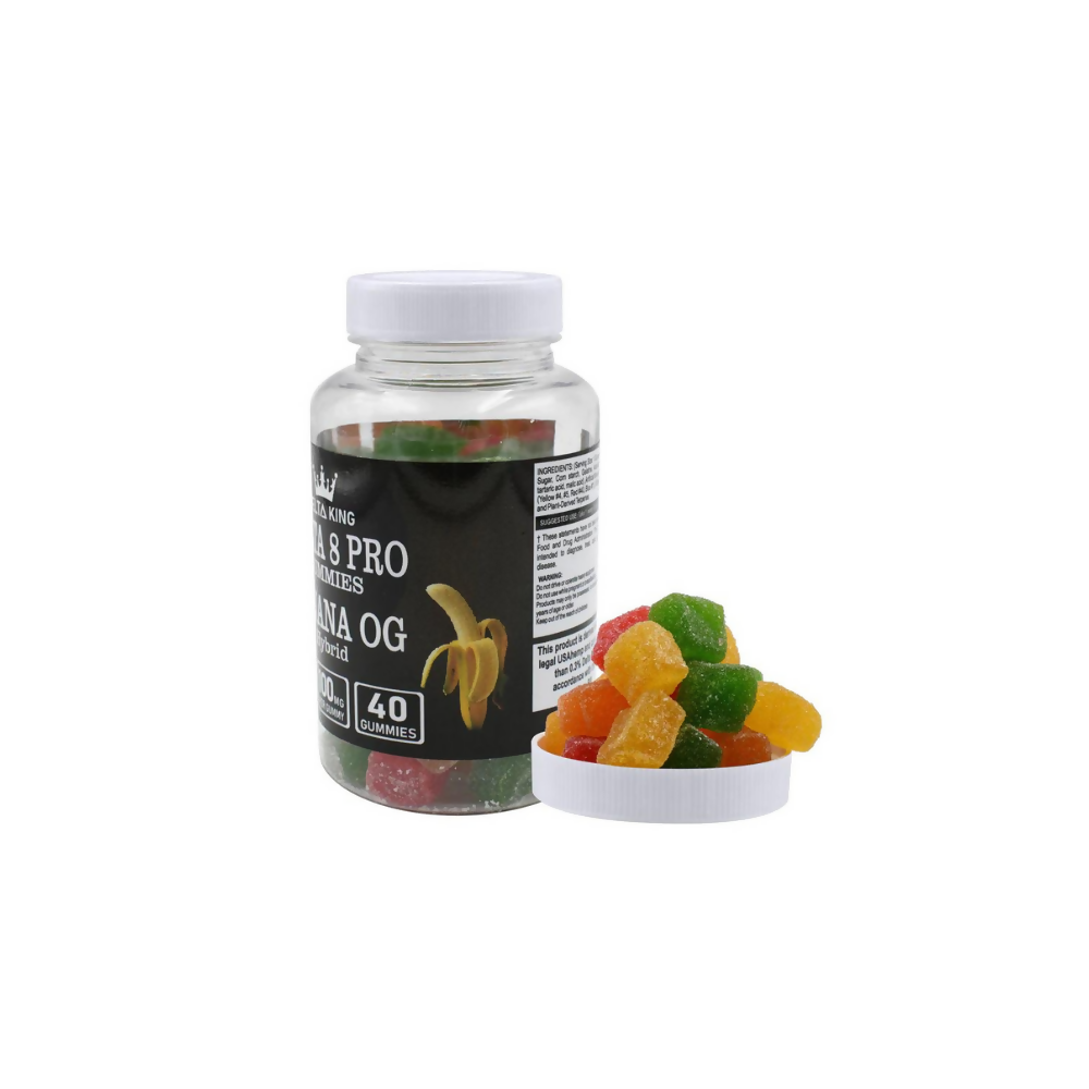 Delta King Delta 8 PRO Gummies 40CT (4000mg-jar)