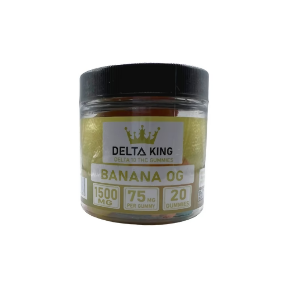 Delta King Delta 10 Gummies 20Ct (1500mg-jar)