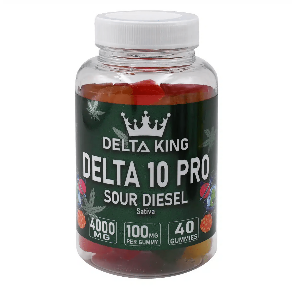 Delta King Delta10 PRO Gummies 40Count