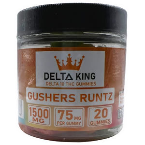 Delta King Delta 10 Gummies 20Ct (1500mg-jar)