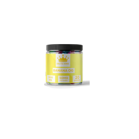 Delta King Delta 8 Gummies 20CT (1000mg-jar)