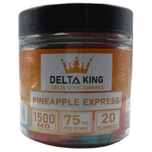 Delta King Delta 10 Gummies 20Ct (1500mg-jar)