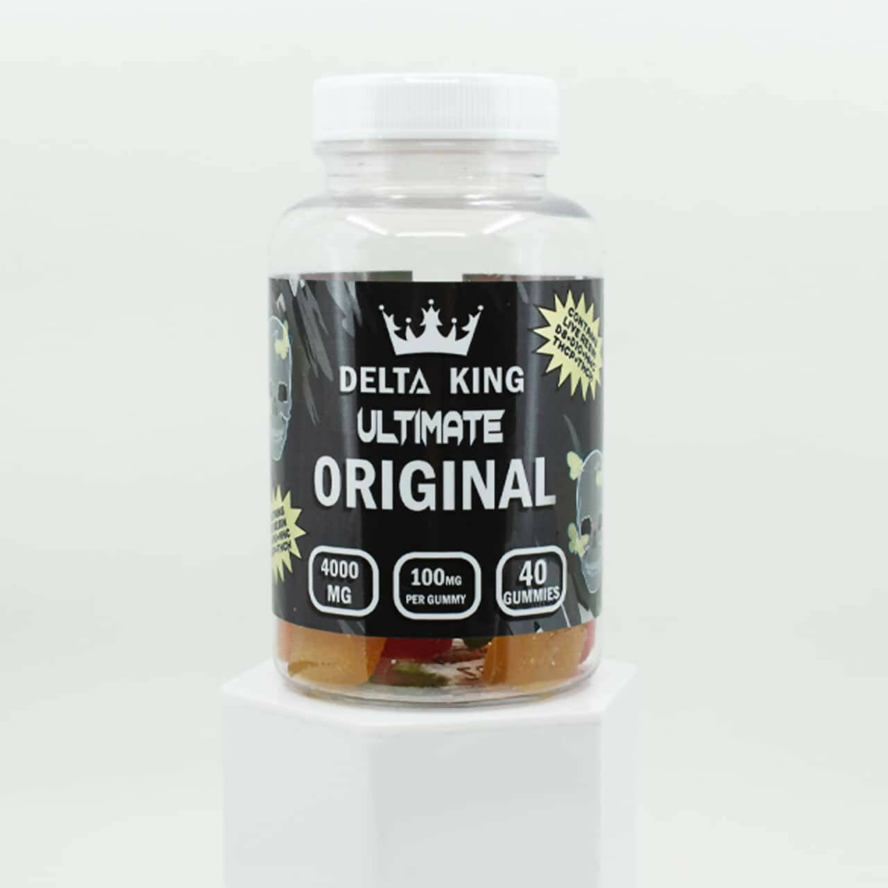 Delta King Ultimate Live Resin Blend Delta8+Delta10+THCP+THCH Gummies 4000mg