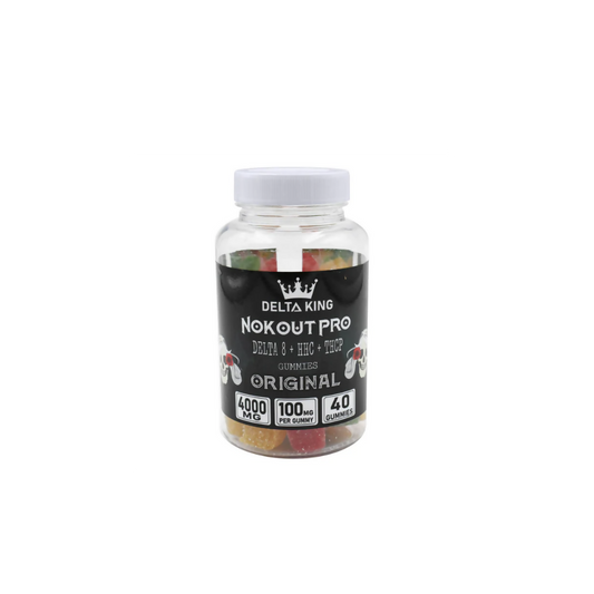 Delta King Nok Out PRO Gummies 40CT (4000mg-jar)