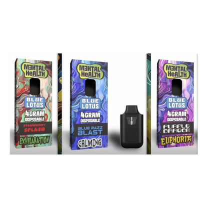 pure blue lotus vape Pure Blue Lotus 4g Disposable For Mental Health