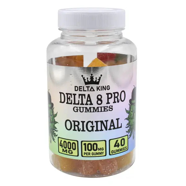 PRO Delta 8 Gummies 40ct Original Hybrid by Delta King