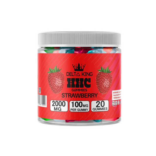 Delta King HHC Gummies 20-Count (2000mg-jar)