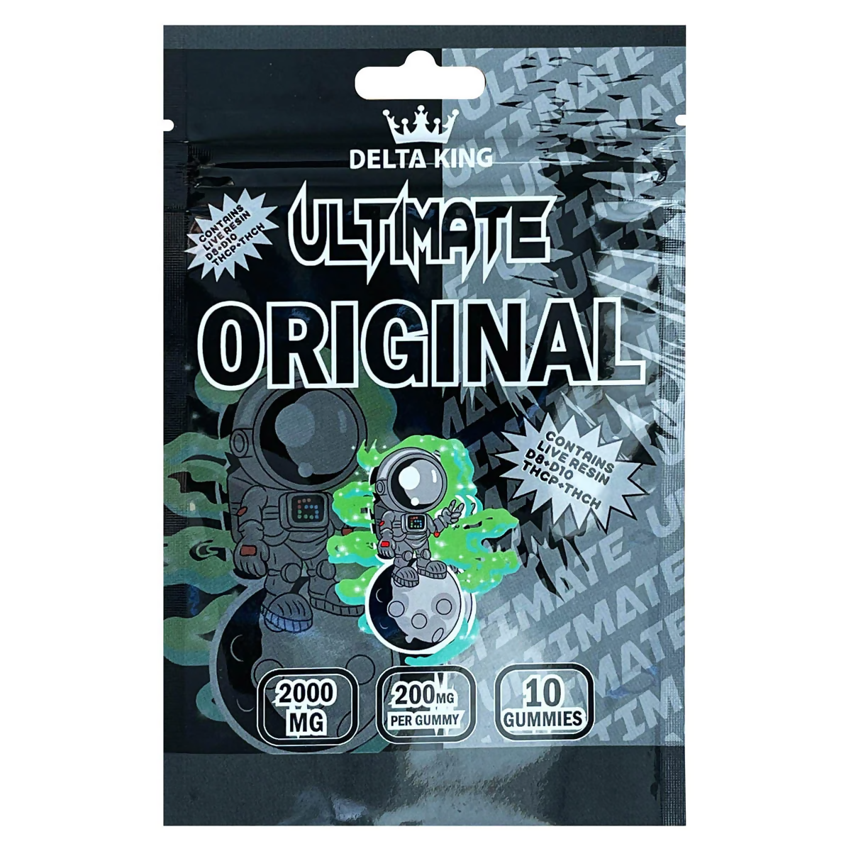 Ultimate THC Gummies 2000mg Hybrid Cannabis Strain 10ct.