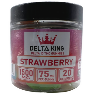 Delta King Delta 10 Gummies 20Ct (1500mg-jar)