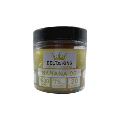 Delta King Delta 10 Gummies 20Ct (1500mg-jar)